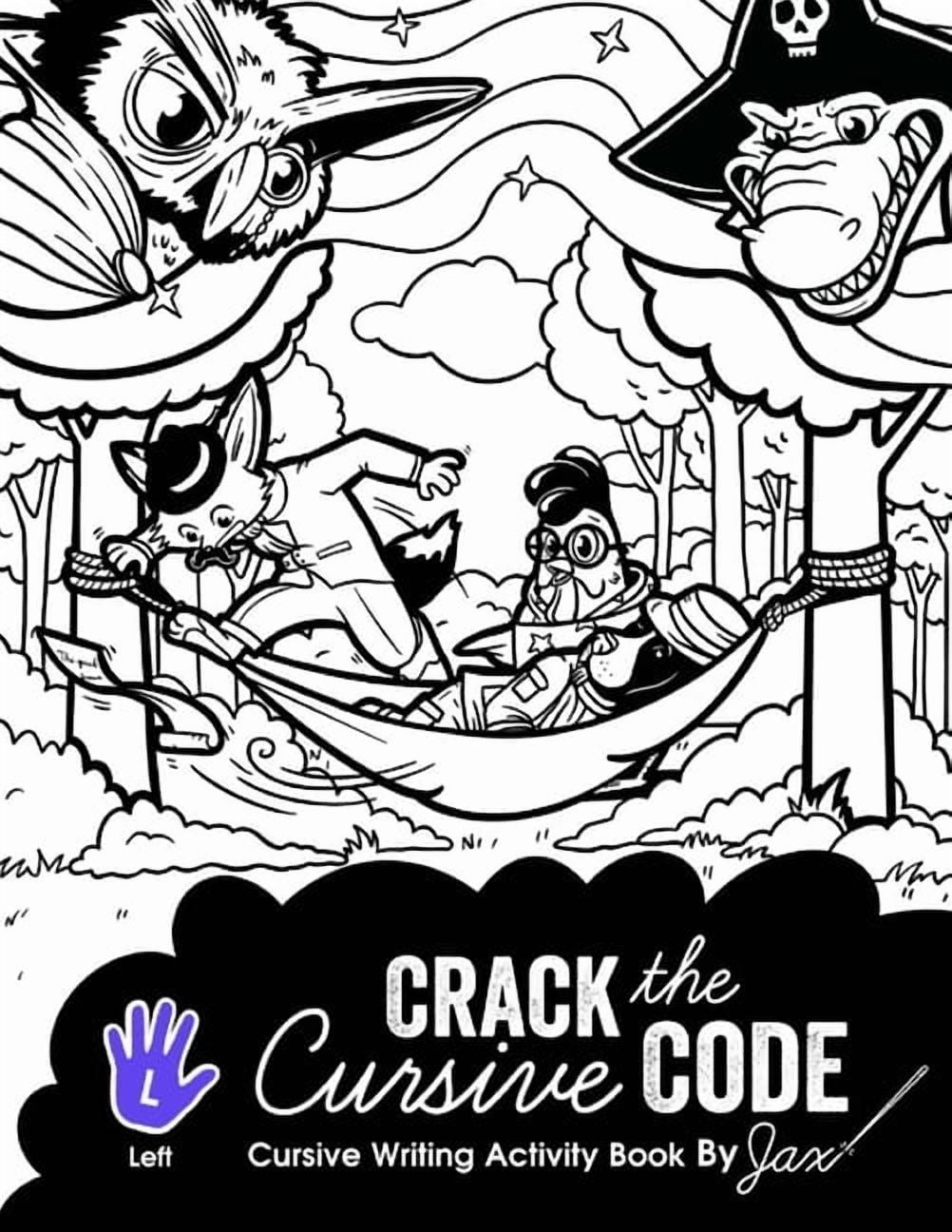 Crack the Cursive Code: Left-Handed Cursive Writing Activity Book ...