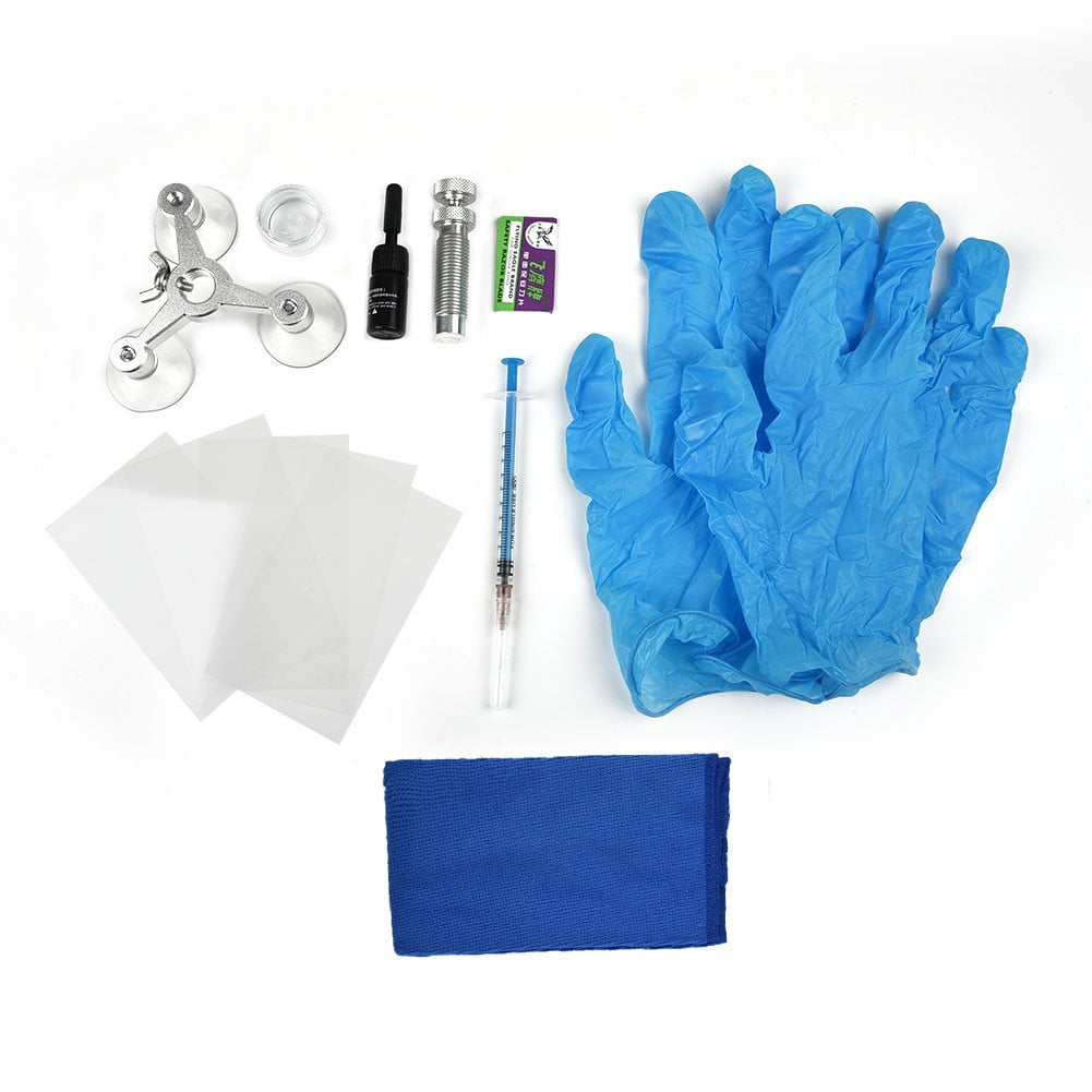 Cracked Glass Repair Kit Windshield Kits DIY Car Casement Tools Glass Scratch