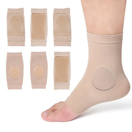 Cracked Heel Protectors Moisturising Heel Socks For Cracked Heel Treatment Stop Cracked Heels 1 Pair (ankle protectors)