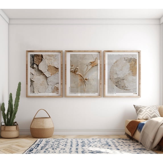 Cracked Stone Texture Moon Circle Definition Earth Tone Trio Reading ...