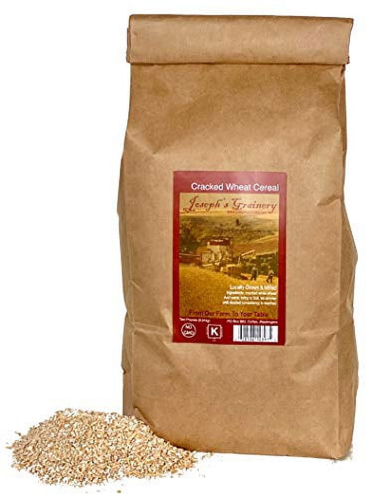 Cracked Wheat Breakfast Cereal, 8 lbs, Joseph's Grainery, All Natural, Non-GMO, Kosher Certified