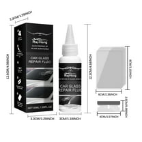 Cracked Windshield Repair Kit for Chips and Cracks, Car Windshield Crack Repair Kit, Glass Repair Liquid for Cracks, Rock Chip Repair Kit Windshield, Windshield Chip Repair Kit (50ml)