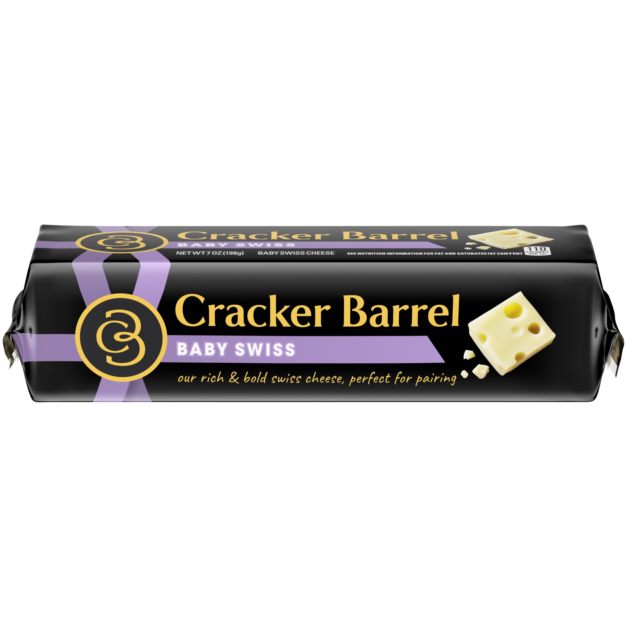 Cracker Barrel Baby Swiss Cheese, 7 oz