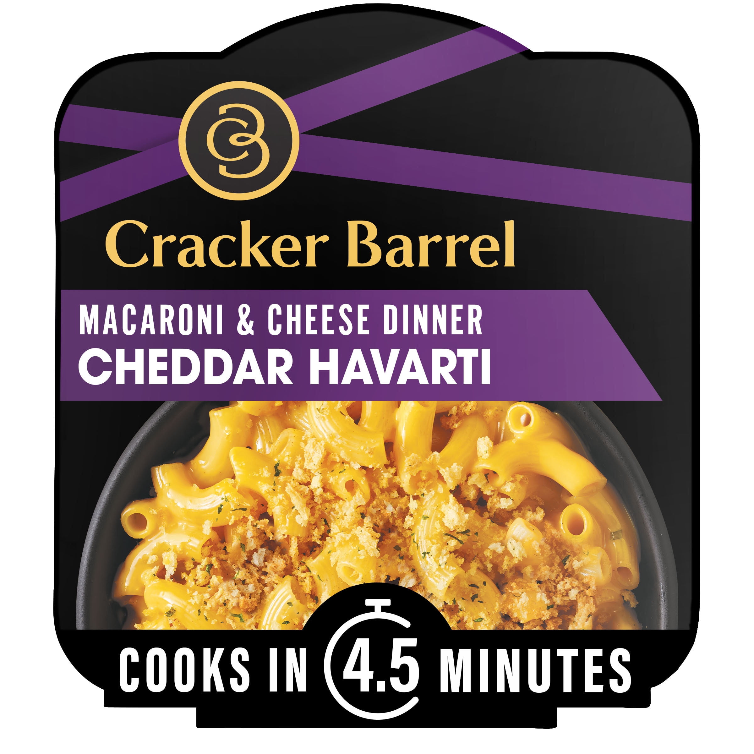 Cracker Barrel Cheddar Havarti Macaroni & Cheese Dinner, 3.8 oz Bowl