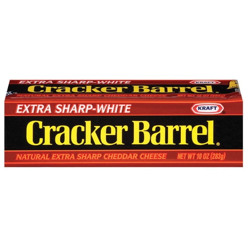 Cracker Barrel Extra Sharp-White Cheddar Cheese, 10 oz