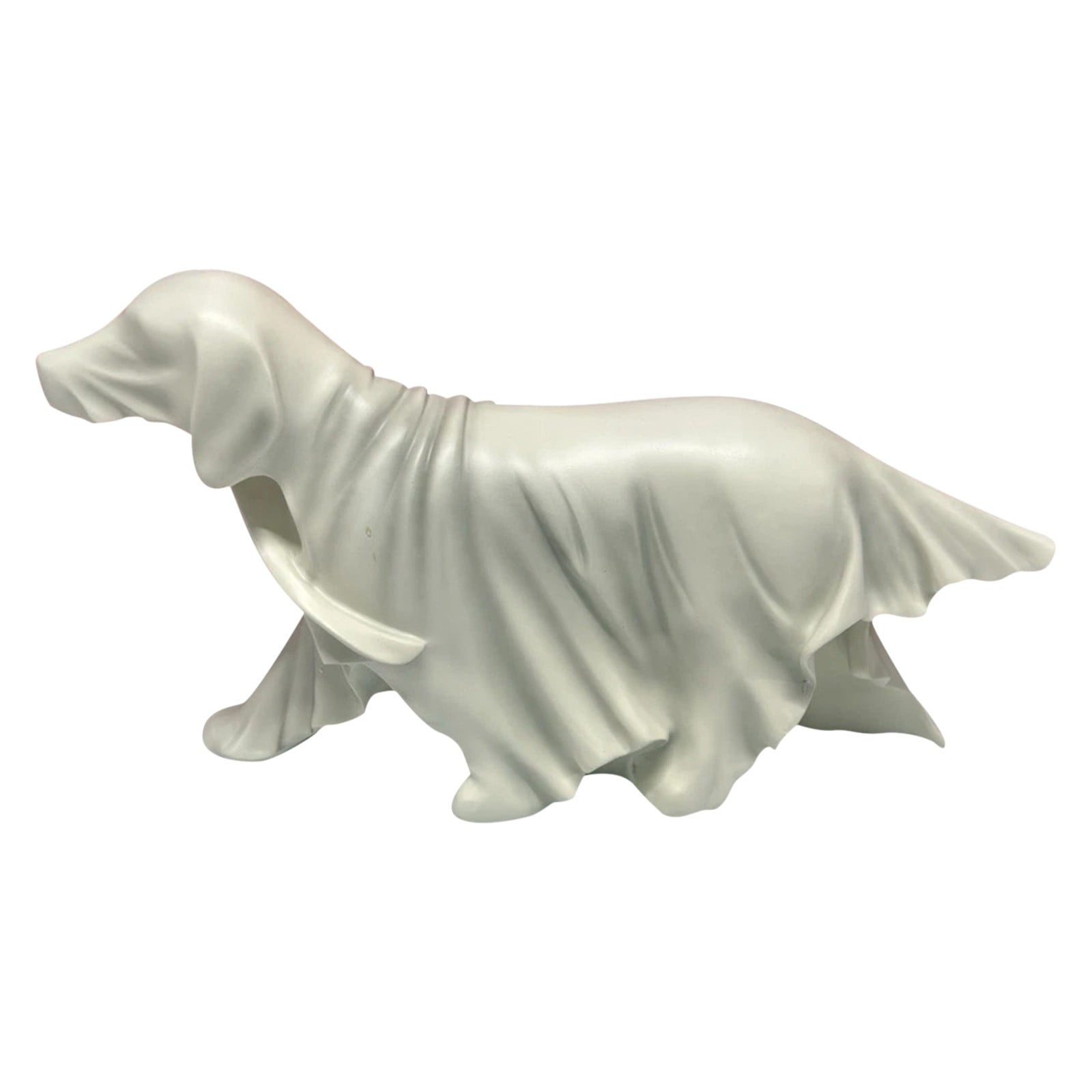 Cracker Barrel Halloween Ghost Dog Statue, Walking Dog Figurine ...