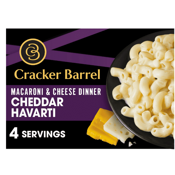 Cracker Barrel Macaroni and Cheese Dinner, Cheddar Havarti, 14 Oz (Pack of 6)