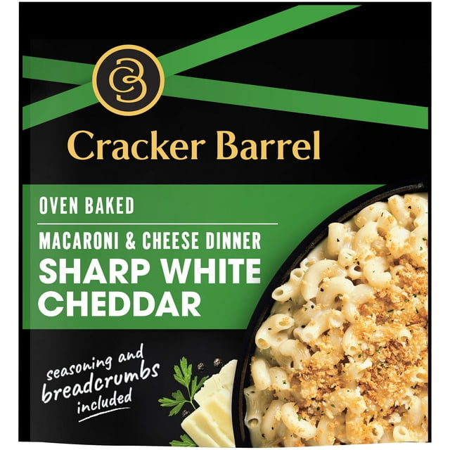Cracker Barrel Oven Baked Sharp White Cheddar Macaroni and Cheese