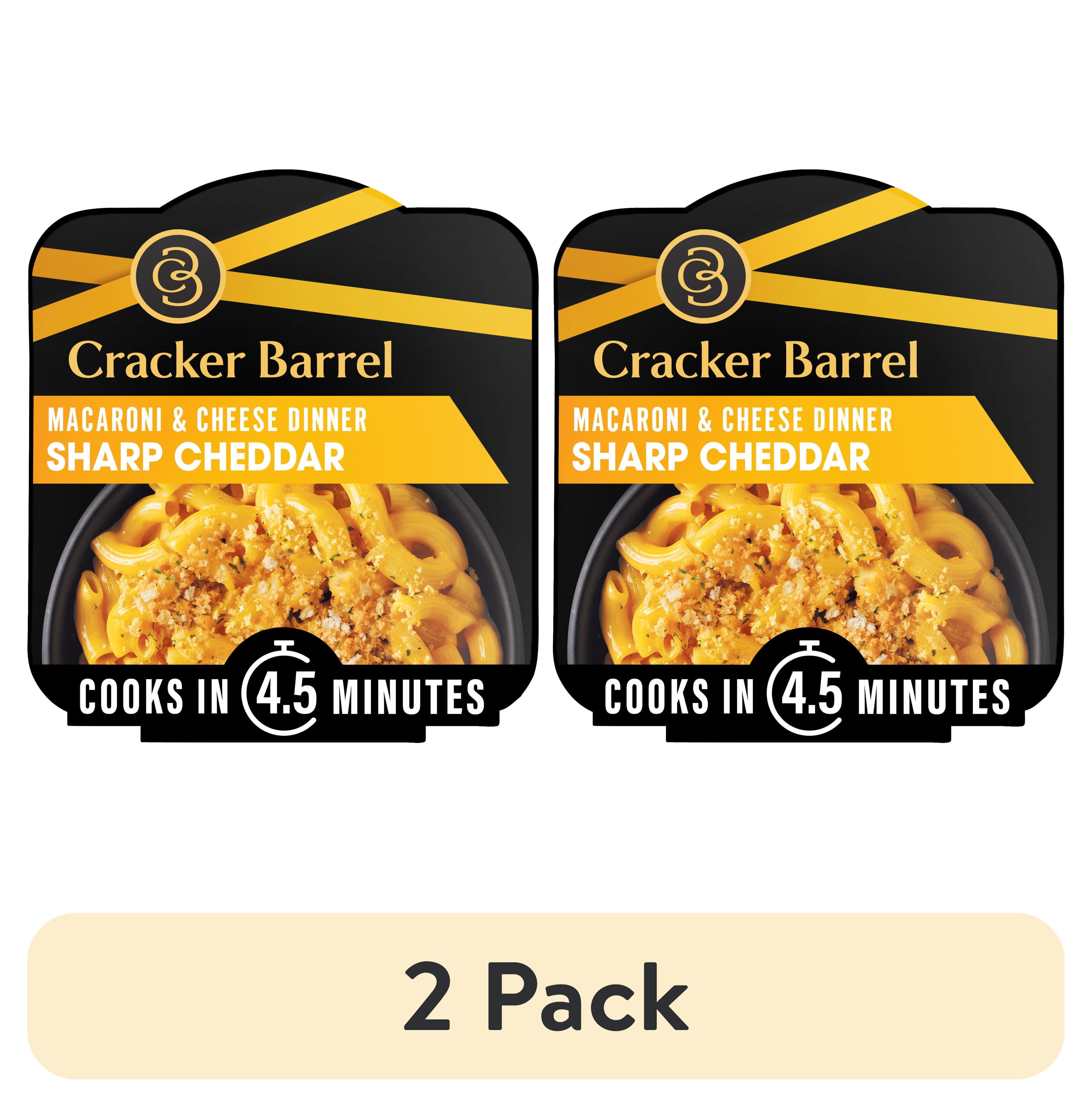 (2 pack) Cracker Barrel Sharp Cheddar Mac N Cheese Macaroni and Cheese