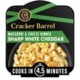 thumbnail image 1 of Cracker Barrel Mac and Cheese, 1 Bowl, for Easy Dinner or Dinner Sides, Sharp White Cheddar, No Artificial Flavors or Dyes, 3.8 oz, 1 of 13