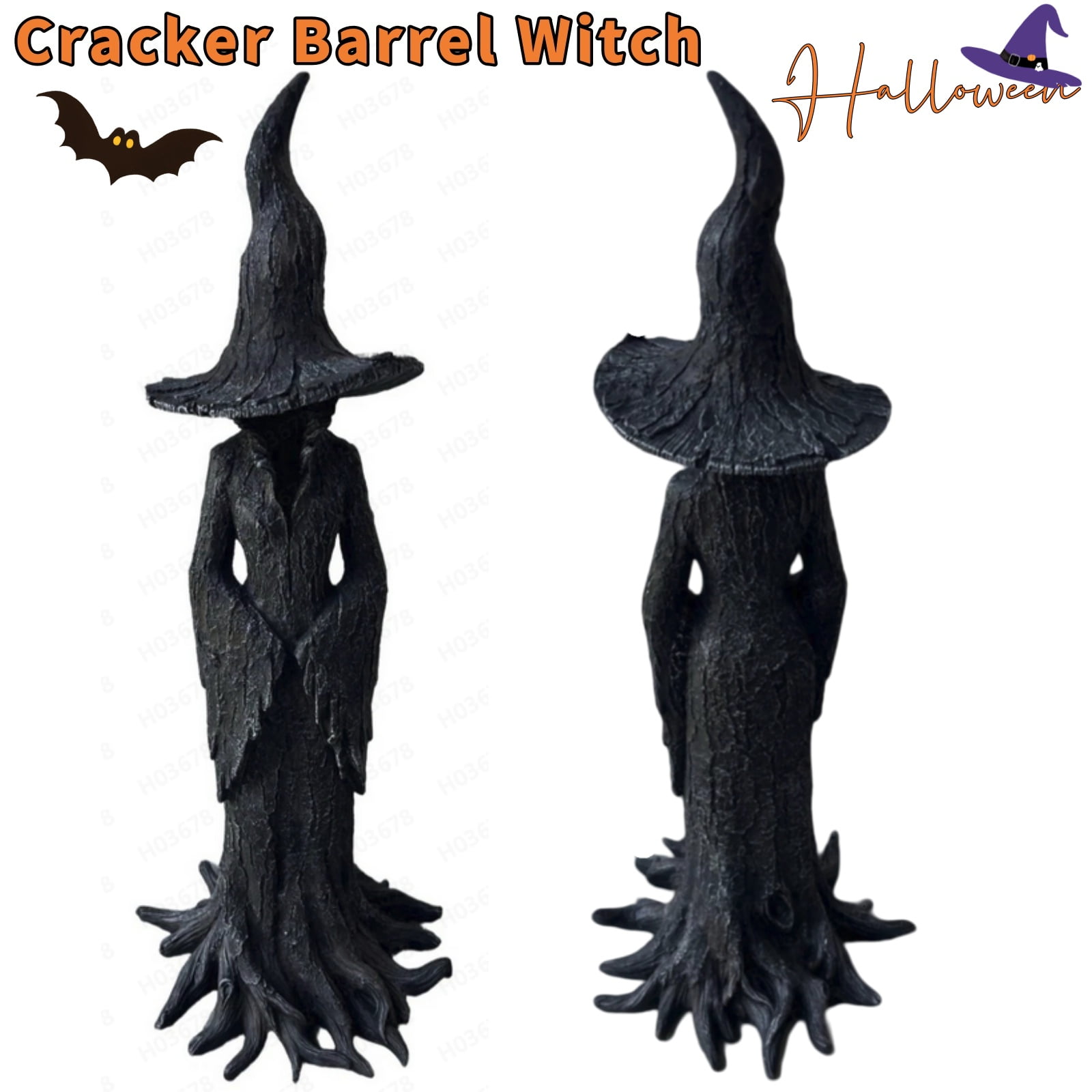 Cracker Barrel Witch Statue 2025 Halloween Decorations Halloween ...