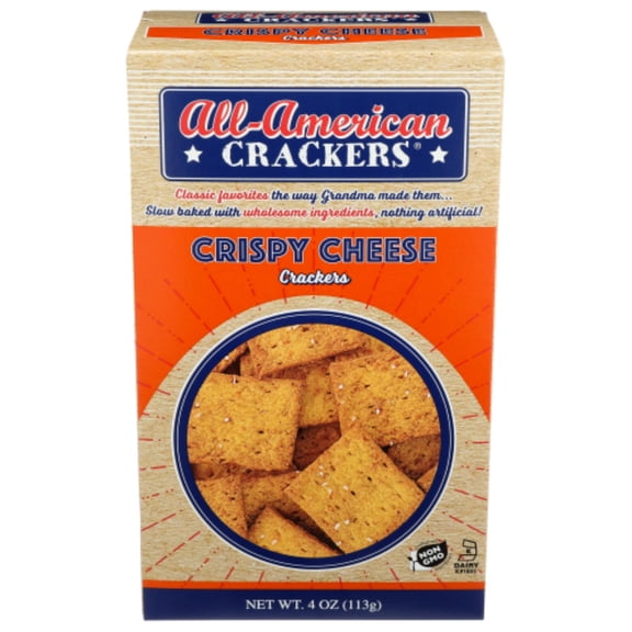 ALL AMERICAN CRACKER CHEESE CRISPY 4 OZ - Pack of 6