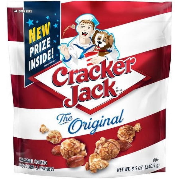 Cracker Jack Caramel Coated Popcorn & Peanuts 8.5 Oz. (Pack of 14)