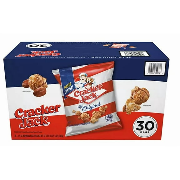 Cracker Jack Original Caramel Coated Popcorn & Peanuts (1.25 oz., 30 pk.)