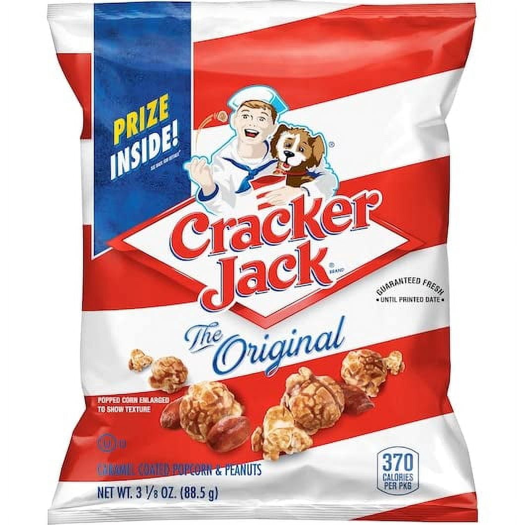 Cracker Jacks Original Large MMF7 3.125 Ounce Bag Pack of 4