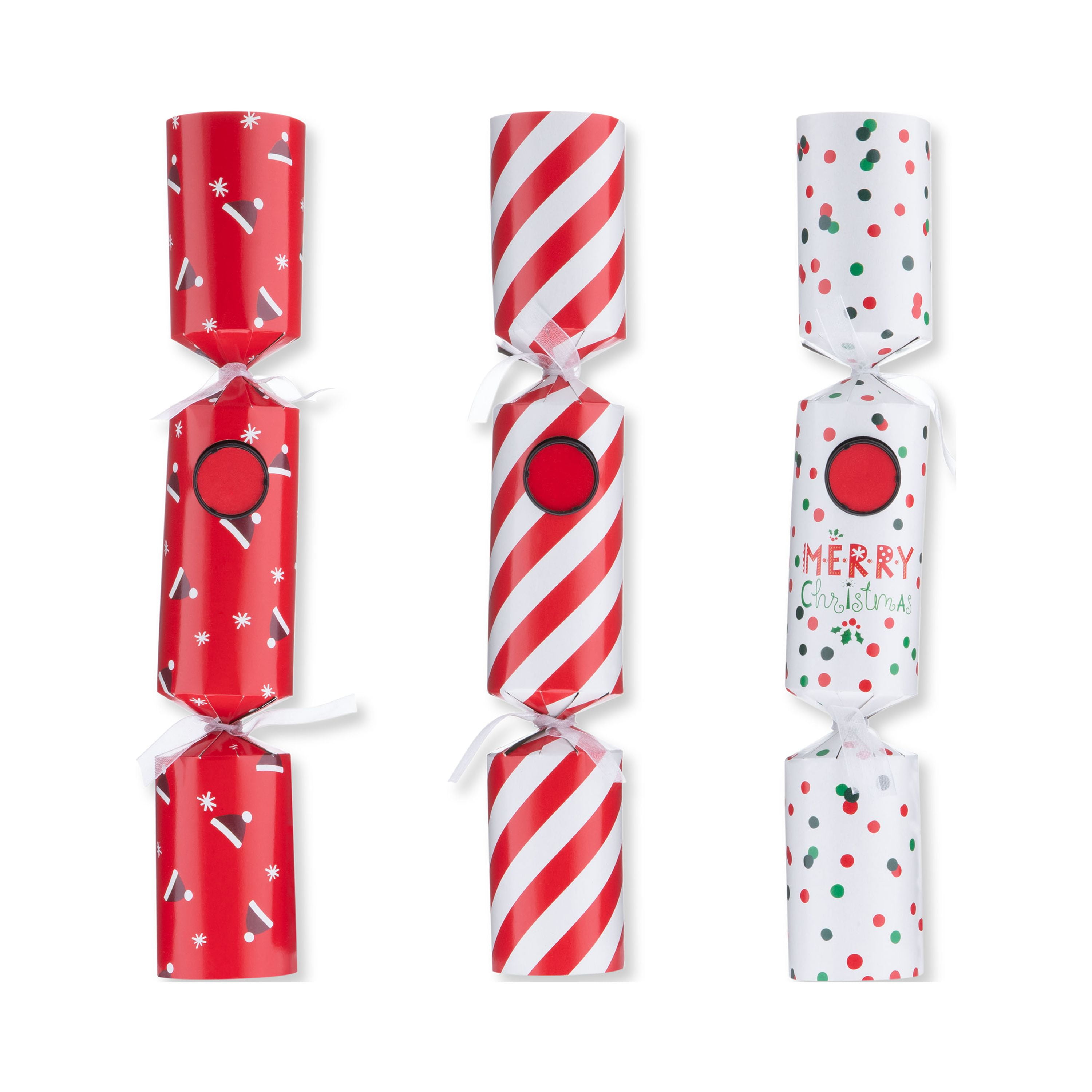 Christmas Cracker Games For The Party-red White Christmas Tree