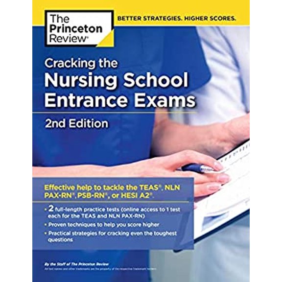 Pre-Owned Graduate School Test Preparation Cracking the Nursing School Entrance Exams, 2nd Edition: Practice Tests + Content Review (Teas, Nln Pax-Rn, Psb-Rn, Hesi, (Paperback)