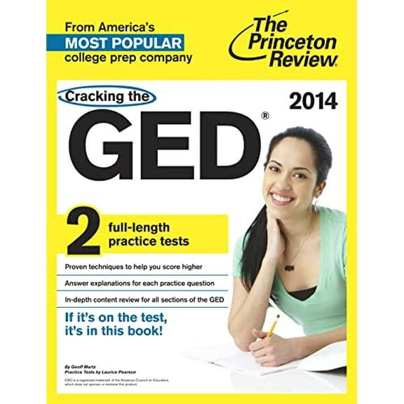 Pre-Owned Cracking the GED Test with 2 Practice Tests, 2015 Edition: Fully Updated for the New GED (College Test Preparation) (Paperback) 0307946045 9780307946041