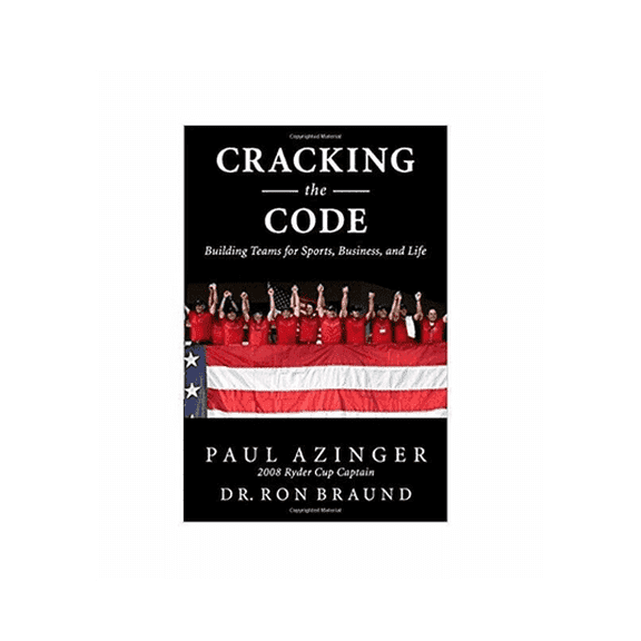 Cracking the Code by Dr. Ron & Paul Azinger Professional Golf Book Ryder Cup
