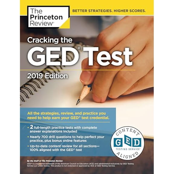 Pre-Owned Cracking the GED Test with 2 Practice Exams, 2019 Edition : All the Strategies, Review, and Practice You Need to Help Earn Your GED Test Credential