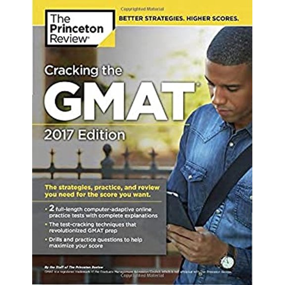 Pre-Owned Cracking the GMAT with 2 Computer-Adaptive Practice Tests, 2017 Edition (Graduate School Test Preparation) (Paperback) 1101919671 9781101919675