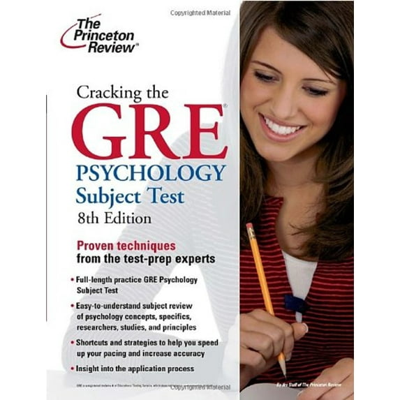 Pre-Owned Cracking the GRE Psychology Subject Test (Paperback) 0375429735 9780375429736