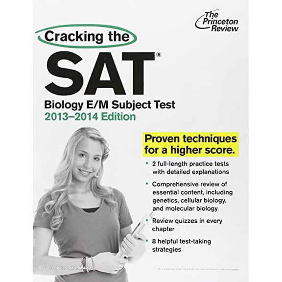 Pre-Owned Cracking the SAT Biology E/M Subject Test (Princeton Review: Cracking the SAT Biology E/M Subject Test) Paperback
