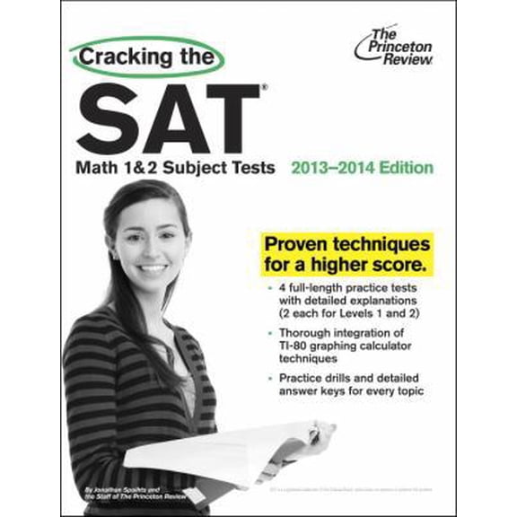 Pre-Owned Cracking the SAT Math 1 & 2 Subject Tests (Princeton Review: Cracking the SAT Math 1 & 2 Subject Tests) (Cracking the Sat Math Subject Test) Paperback