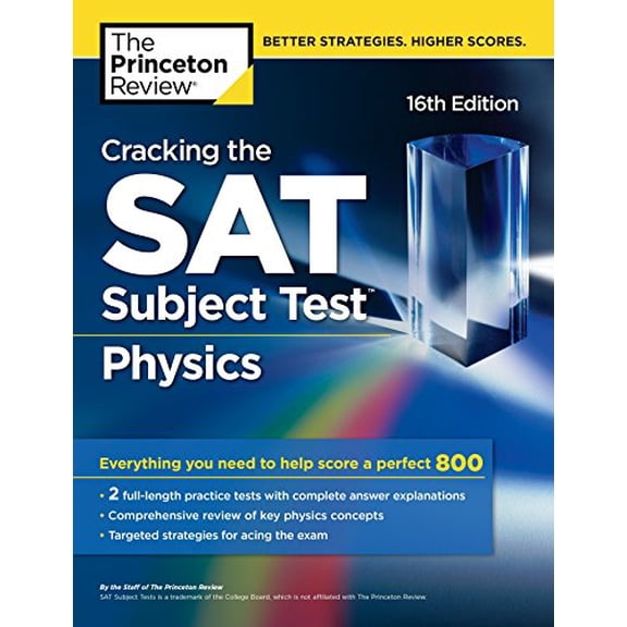 Pre-Owned Cracking the Sat Physics Subject Test (College Test Prep) Paperback