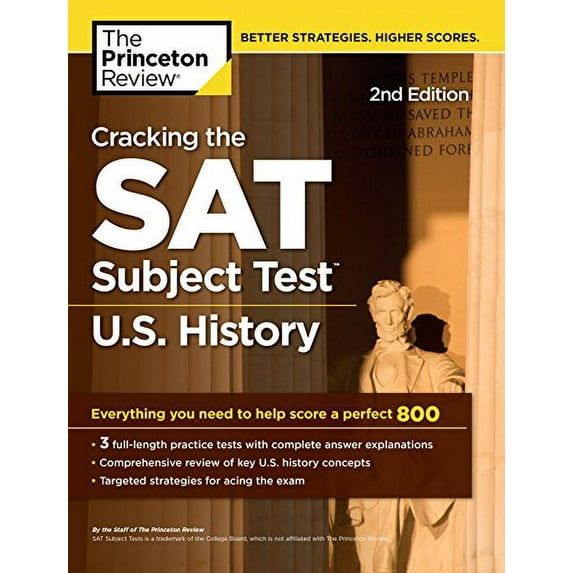 Pre-Owned Cracking the Sat U.S. History Subject Test (College Test Prep) Paperback