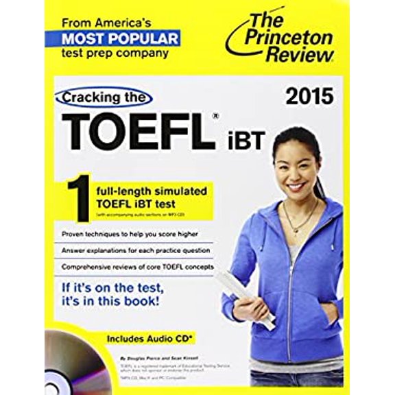 Pre-Owned Cracking the TOEFL iBT with Audio CD, 2015 Edition (College Test Preparation) (Paperback) 0804124647 9780804124645