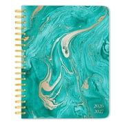 Crackled Blush | 2027 6x7.75 18 Months Weekly Desk Planner | July 2026 - December 2027