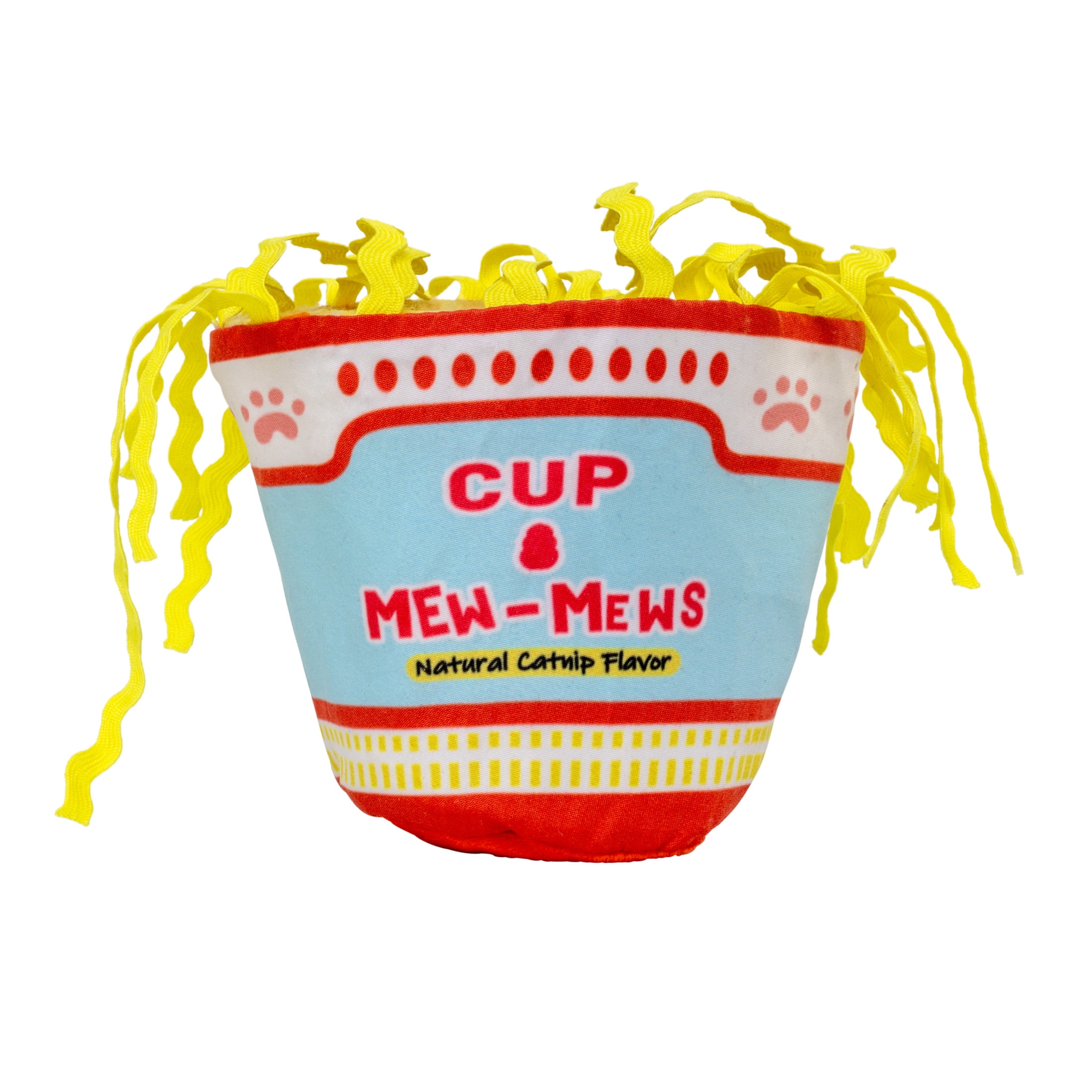KONG Crackles Plush Cat Toy, Noodles, with Premium North American Catnip