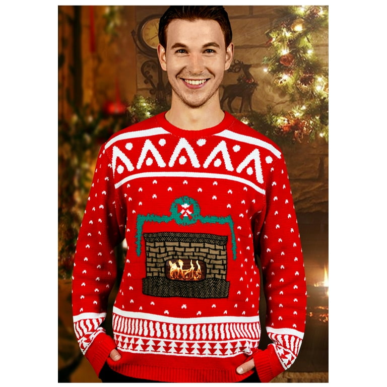 Crackling fireplace best sale sweater