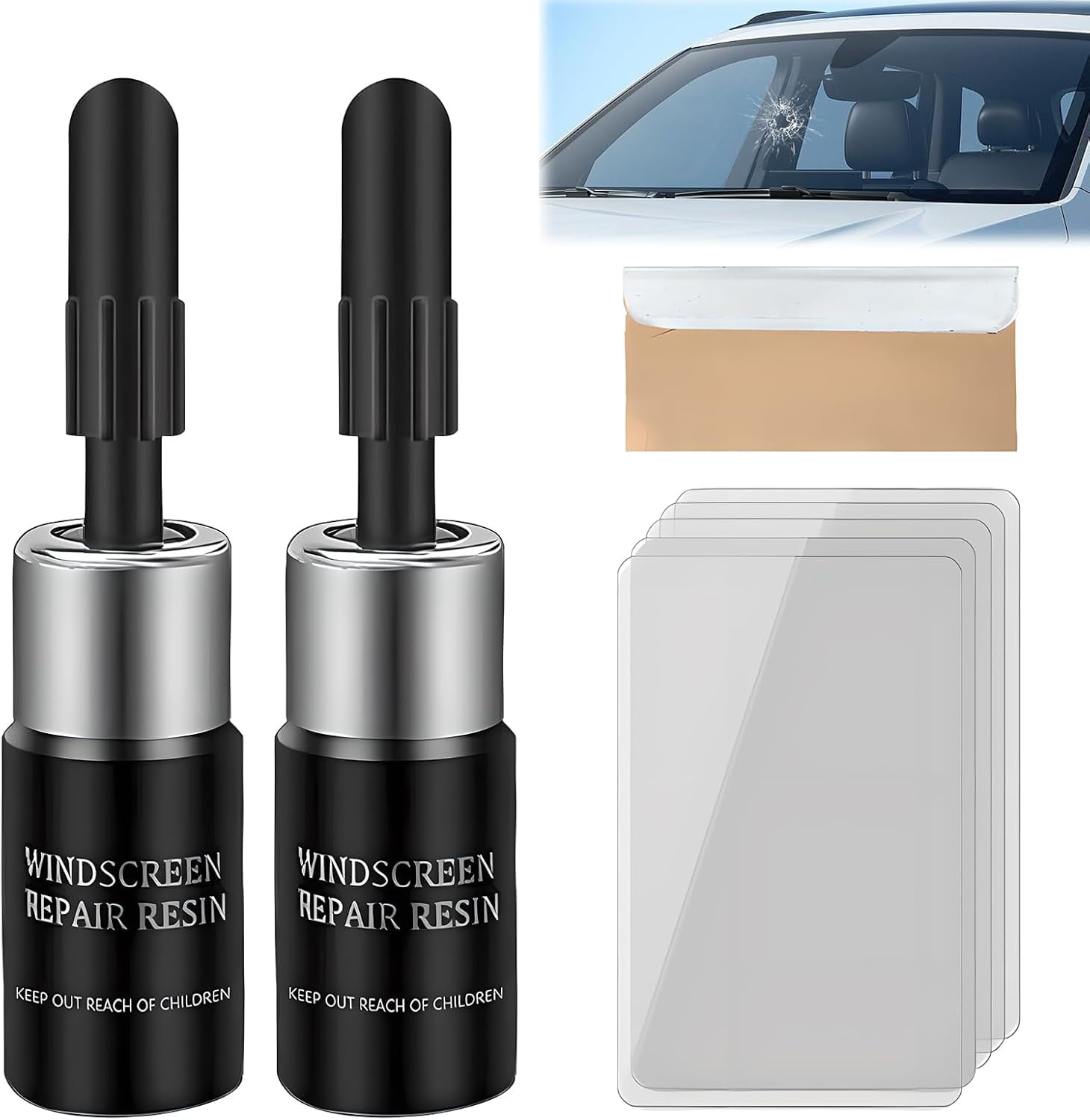 Cracks Gone Glass Repair Kit, 2025 New Windshield Crack Repair Kit