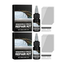 Cracks Gone Glass Repair Kit, 2025 New Windshield Crack Repair Kit, Universal Glass Crack Repair Liquid for Automotive Windscreen Too(1PC)