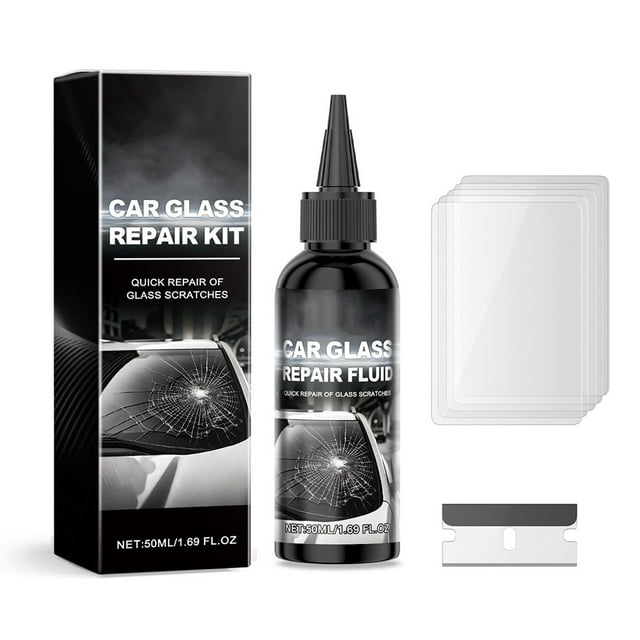 WD-40 Windshield Repair Kit – Fix Cracks & Chips Easily, Upgrade Version