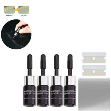 Cracks'Gone Glass Repair Kit, Windshield Crack Repair kit, Automotive Glass Nano Repair Fluid Kit for Fixing Chips, Cracks, Bulls-Eye and Star-Shaped Crack