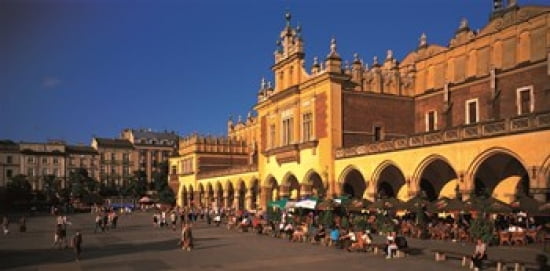 Cracow Poland Canvas Art - Panoramic Images (24 x 12)