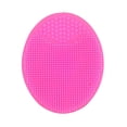 thumbnail image 1 of Cradle Cap Brush, Reusable Silicone Massage Brush, Soft Silicone Scrubbers Exfoliator Brush, Shampoo Scalp Scrubber for Hair Care and Body Care Exfoliate And Massage,Rose Red, 1 of 3
