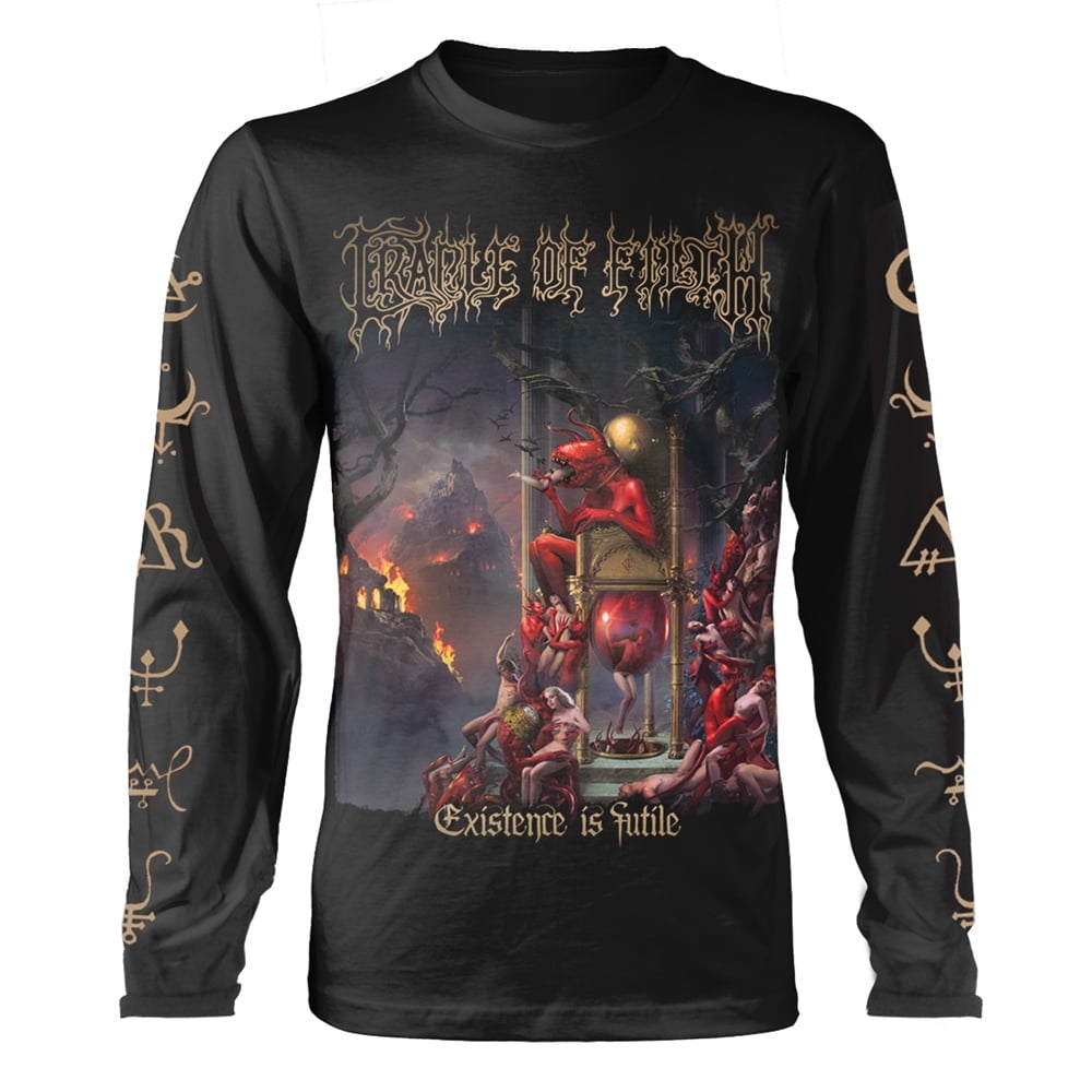 Cradle Of Filth T Shirt All Existence Band Logo Official Mens