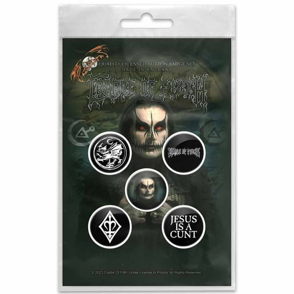 Cradle of Filth Button Badge Set (Set of 5)