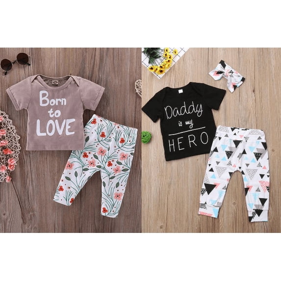 CradlePlanet Toddler Girl Christmas BabyShower Homewear NightWear Outfit Gift Set