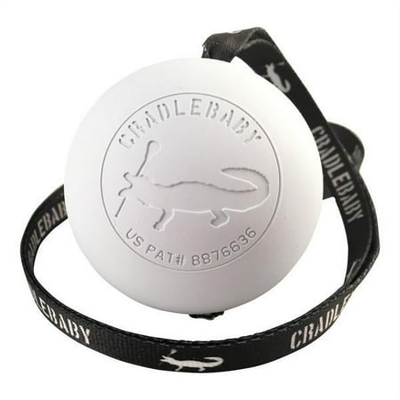 Cradlebaby - Lacrosse Training Ball - Black with White Lettering/Logo