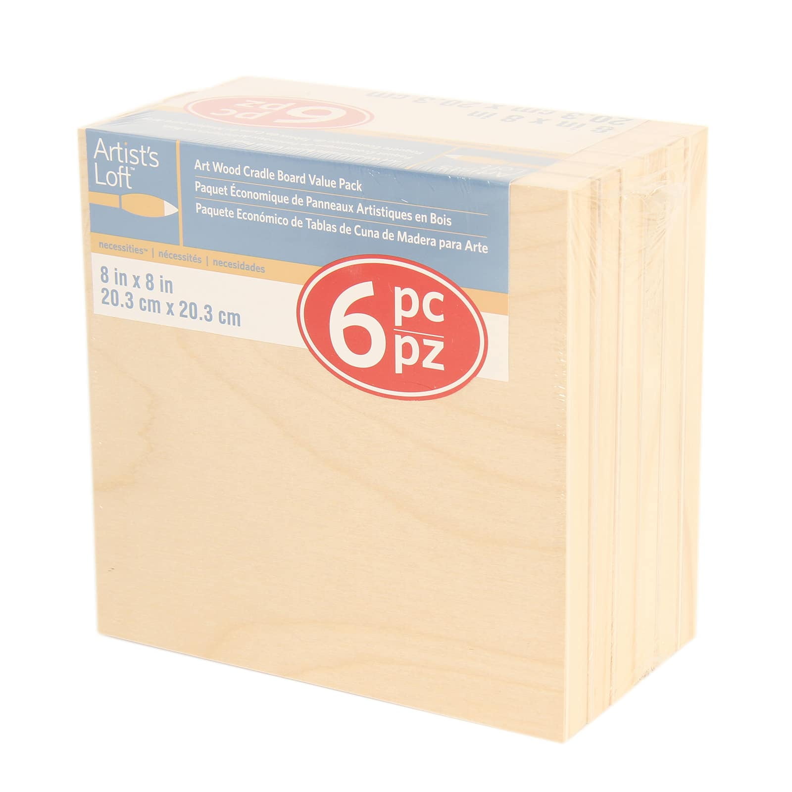 Cradled Wood Painting Panel Pack by Artist's Loft™ Necessities