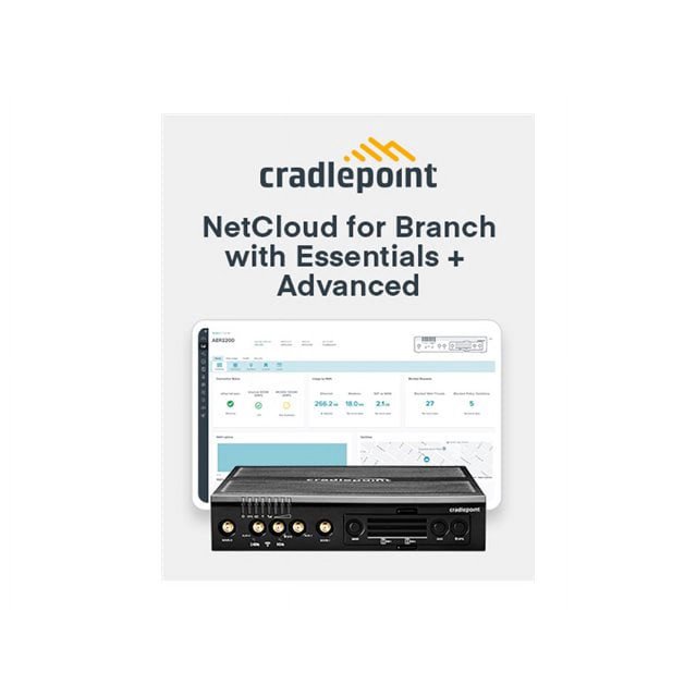 Cradlepoint NetCloud Essentials and Advanced for Branch Routers