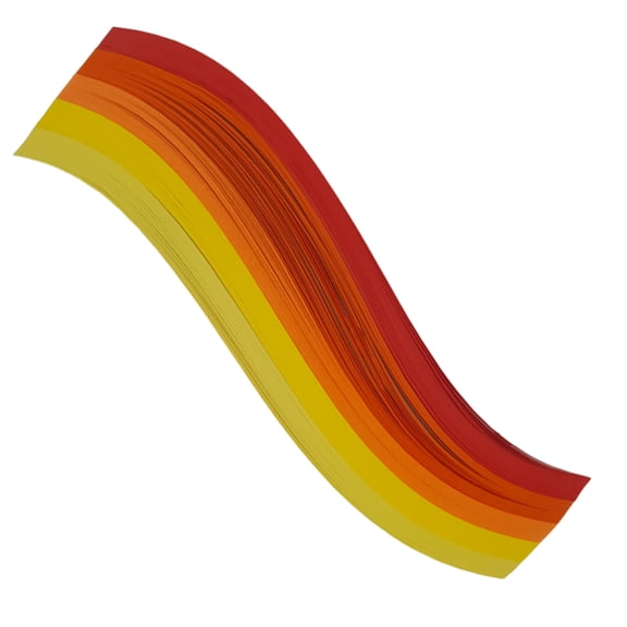 CrafTreat 3mm Yellow Family Quilling Paper 500-Strips for Crafts and Scrapbooking