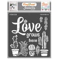 thumbnail image 1 of CrafTreat Cactus Stencil for Painting and Crafting - 12"x12", 1 of 7