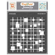 CrafTreat Climbing Cubes Stencil for Painting and Crafting - 6"x6"
