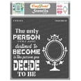thumbnail image 1 of CrafTreat Destiny Quote Stencil for Painting and Crafting - 6"x6", 1 of 8
